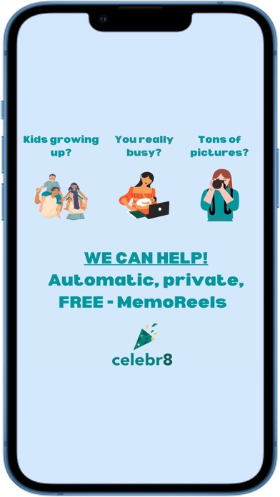 celebr8 - shared memories Screenshot