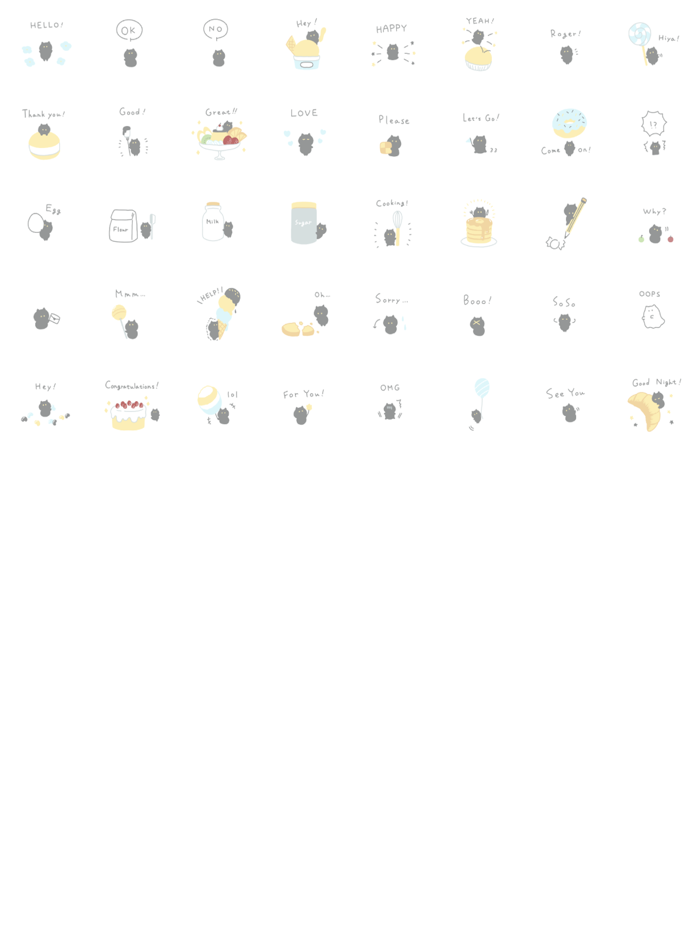 little kuro nyanko sweets2