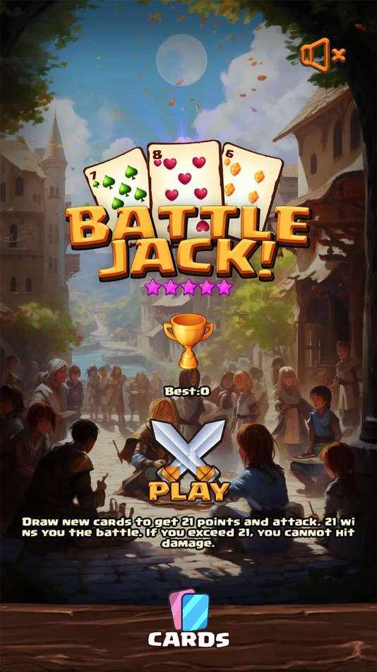 #3. Battlejack (iOS) 由: Liana Silva