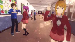 anime school life simulator 3d iphone screenshot 2