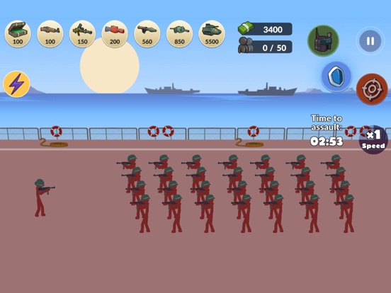 Stickman WW2 iPad screenshot 5 - Games app