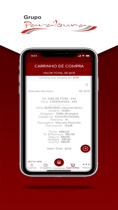 Paraibuna Transportes Ltda Screenshot