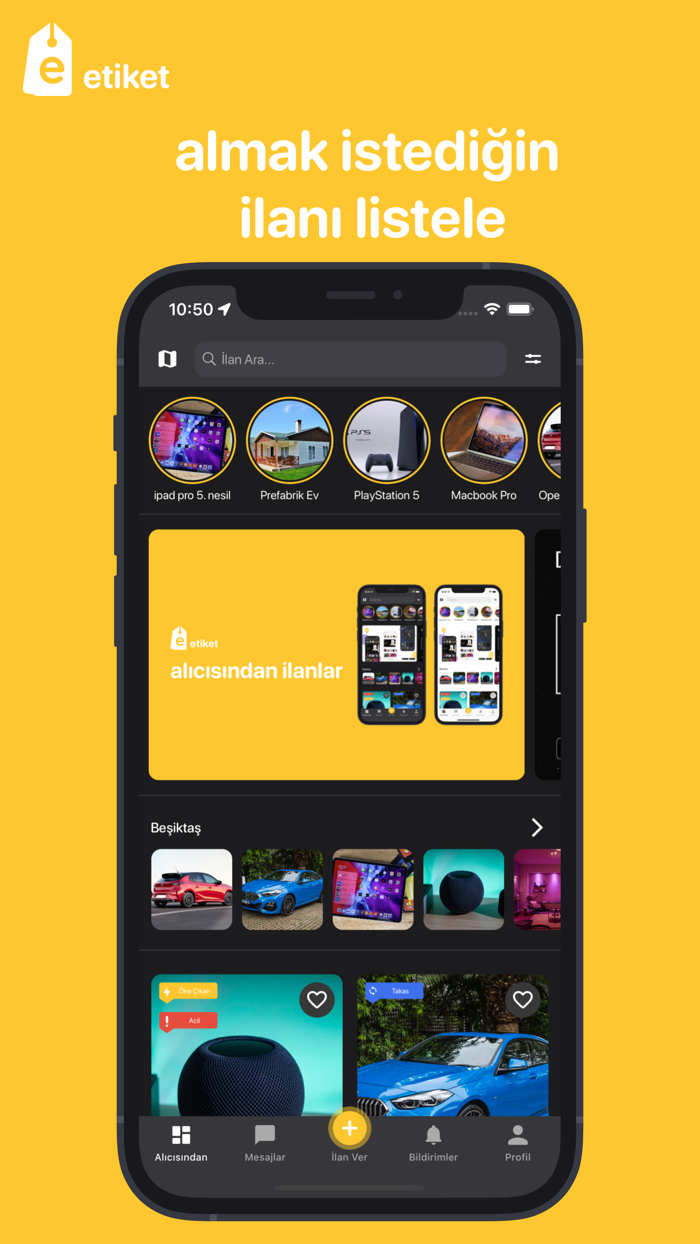 etiket alıcısından ilanlar