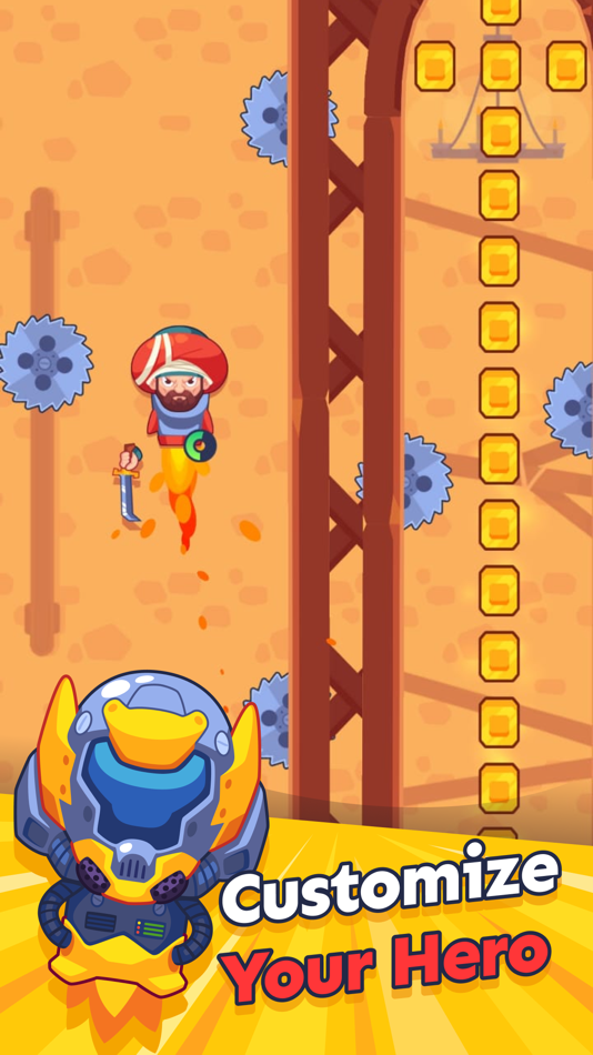 #2. Jet Warrior: Fly up Arcade (iOS) 来自: Spoilz Games