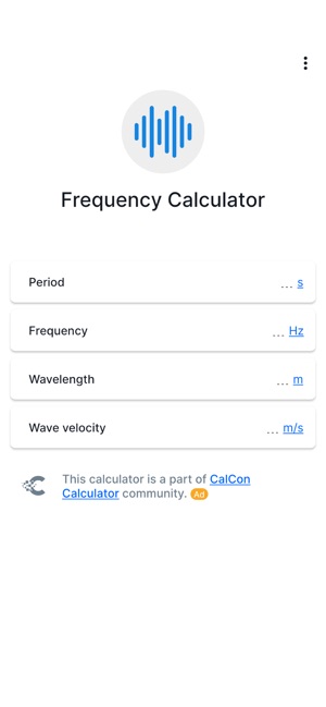 Frequency Calculator on the App Store