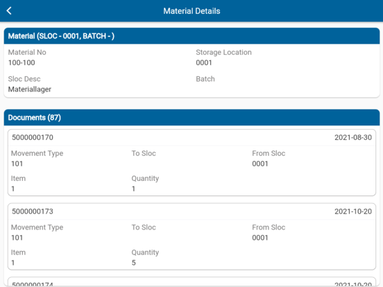 Screenshot #5 pour Unvired Inventory Manager