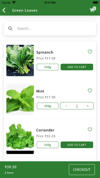 Everyday Fresh. Screenshot