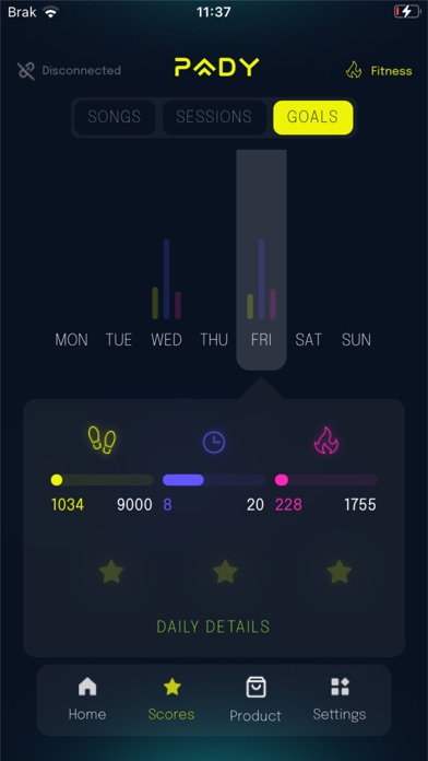 PADY Fitness Screenshot