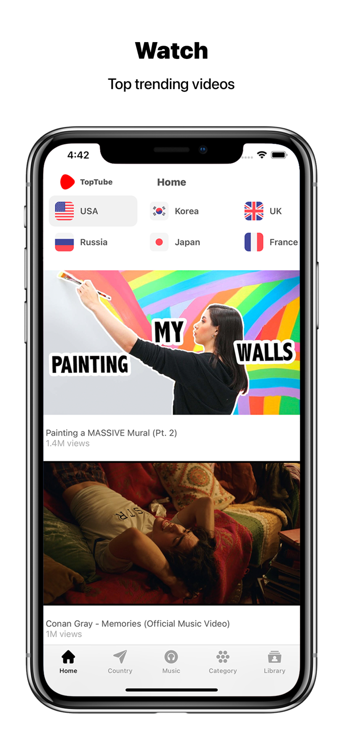 TopTube - Trending Videos