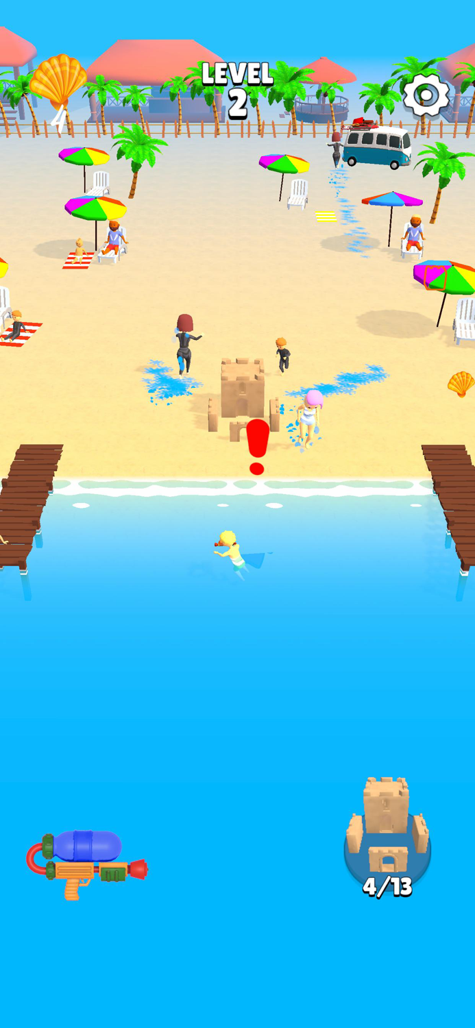 Sand Castle Build and Save