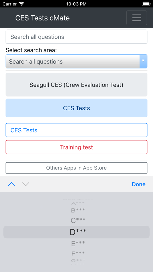 #4. CES Tests. cMate (iOS) 由: Maxim Lukyanenko