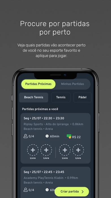 Atacante App Screenshot