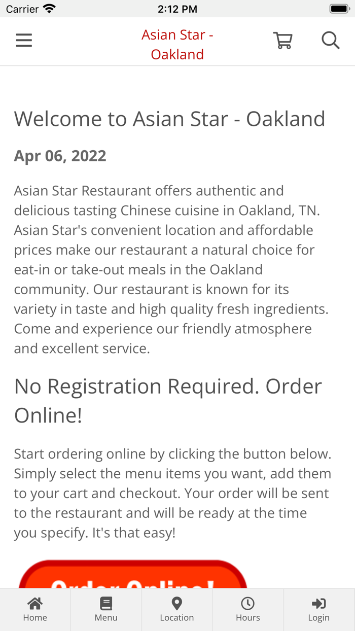 Asian Star - Oakland