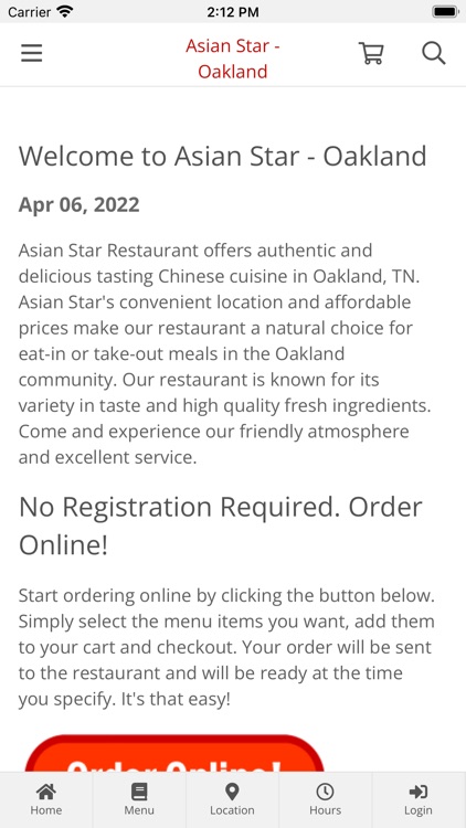 Asian Star - Oakland