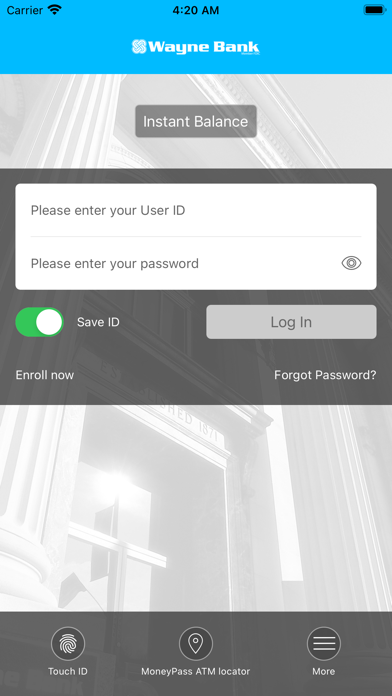 Wayne Bank Mobile Screenshot