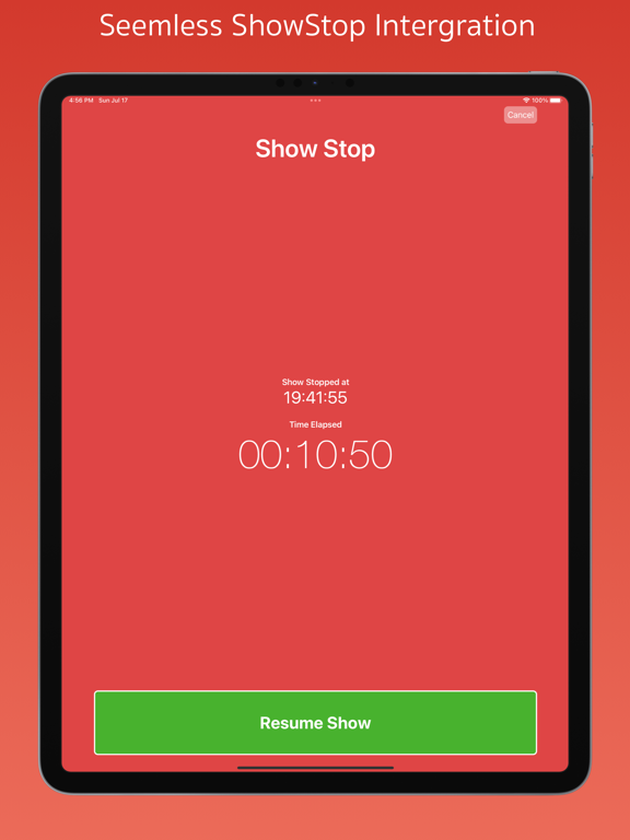 Show StopWatch iPad screenshot 5 - Productivity app