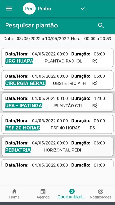 Escala Médica - Plantão Screenshot
