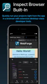 webforge ide iphone screenshot 2