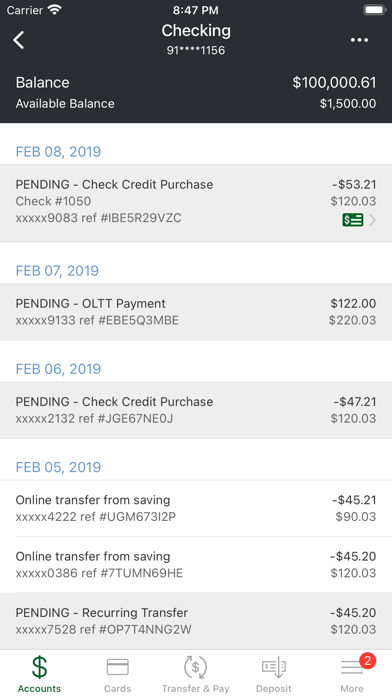 PeoplesBank-Lebanon/Louisville Screenshot