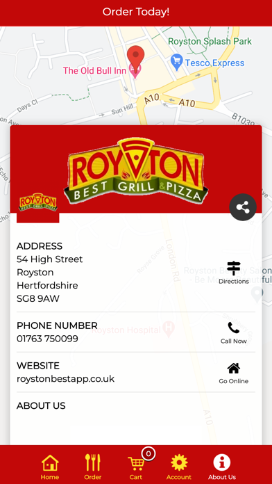 Royston Best Grill & Pizza Screenshot
