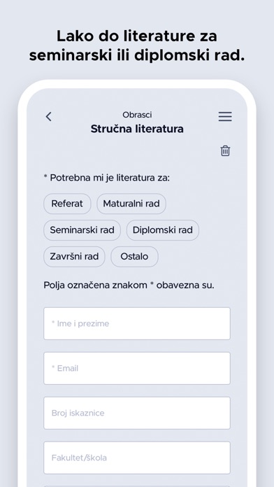 Gradska knjižnica Vinkovci Screenshot