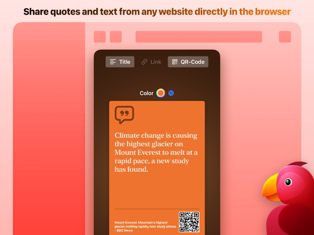 ‎Parrot - Quote Websites Screenshot