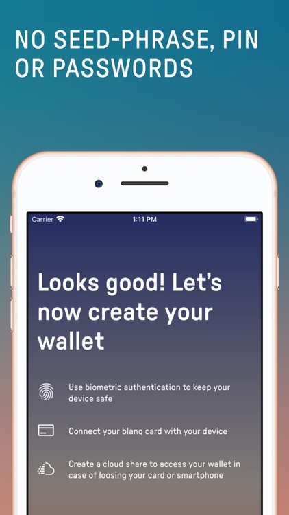 Blanq Wallet: crypto security screenshot-4
