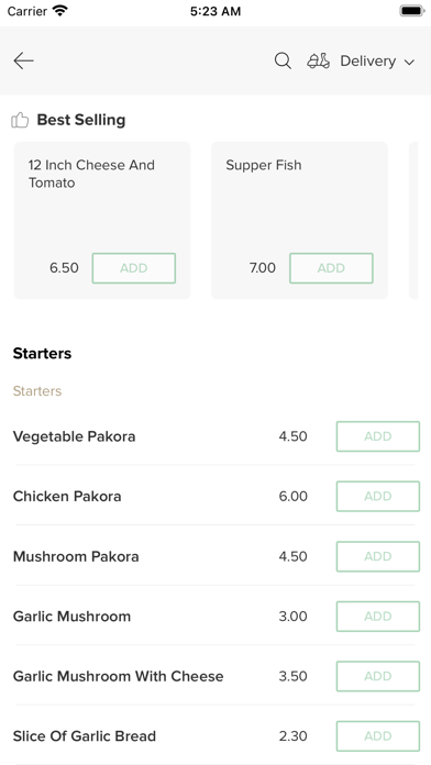 Dinos Fish Bar, Screenshot