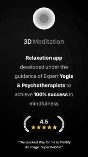 3d meditation breathe exercise iphone screenshot 1