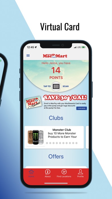 Mac Food Mart Rewards Screenshot