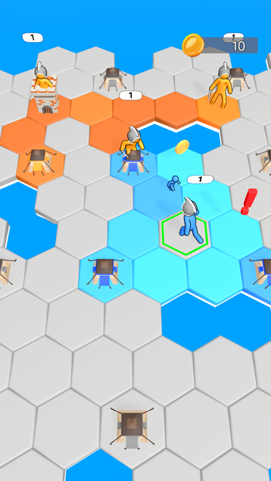 Hexagon Wars 3Dのおすすめ画像1