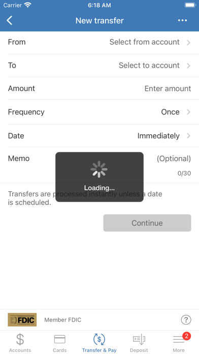 PeopleFirstBank Mobile Screenshot