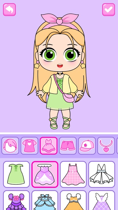 ちび Chibi 人形 女の子 ゲーム チビ きせかえゲームのおすすめ画像3