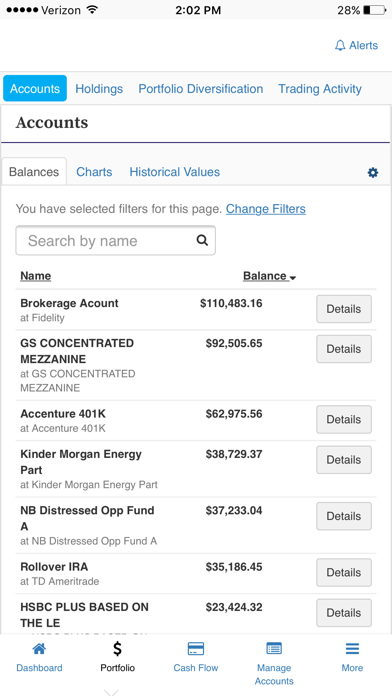 FNBO Wealth Access Screenshot