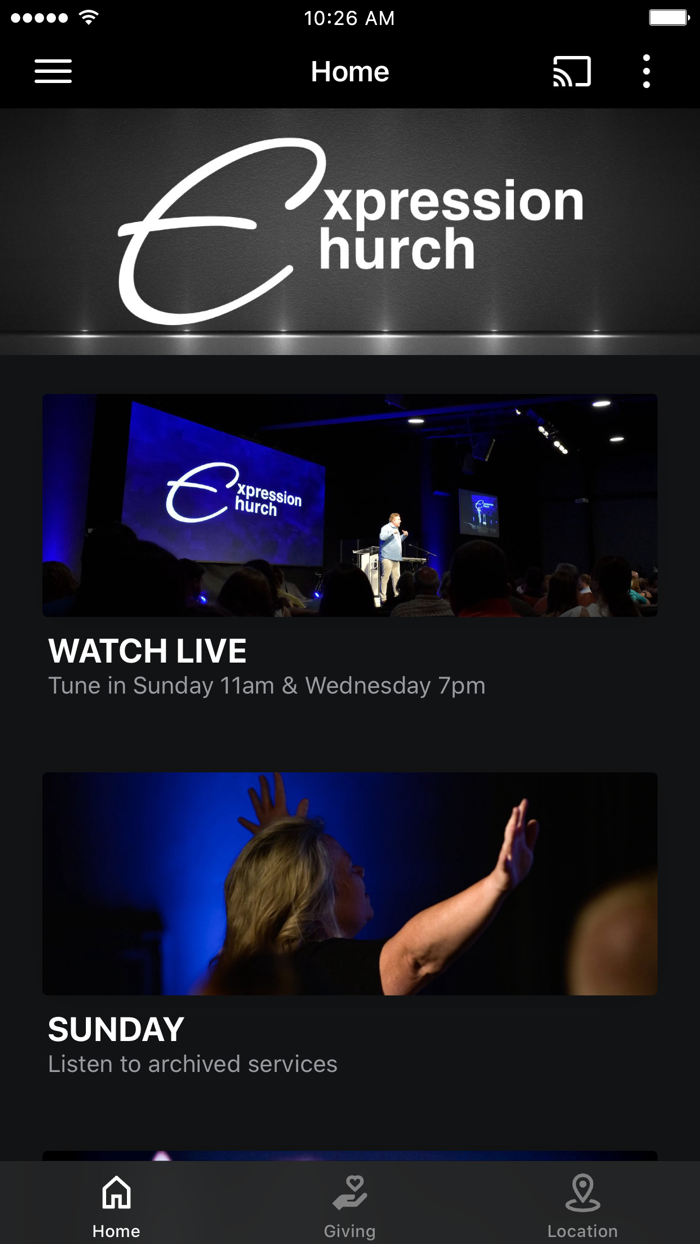 Expression Church App