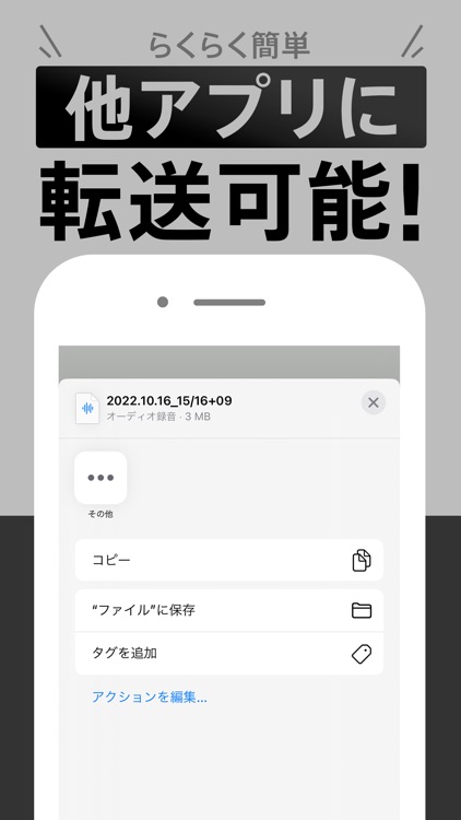 緊急事態をポケットの中からワンタップで録音！ screenshot-3