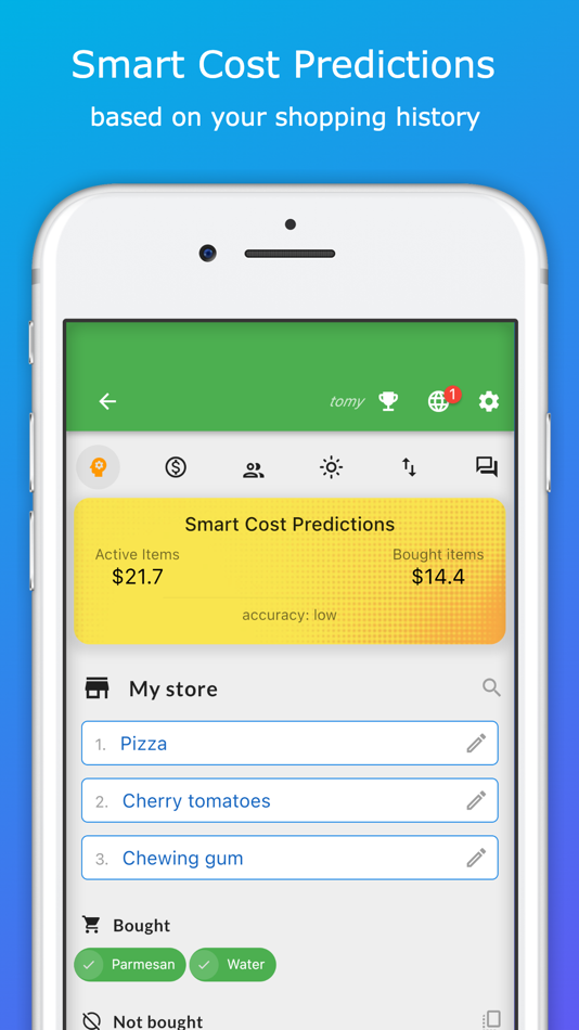 #2. Grocery Shopping List: Frooty (iOS) 作者: Tomasz Czurak