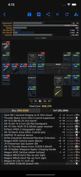 Game screenshot Database for Tarkov mod apk