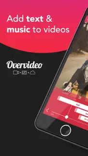 over.video: add text to videos iphone screenshot 1