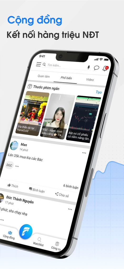 FireAnt - Đầu tư chứng khoán - fireant-app-social-community-feed