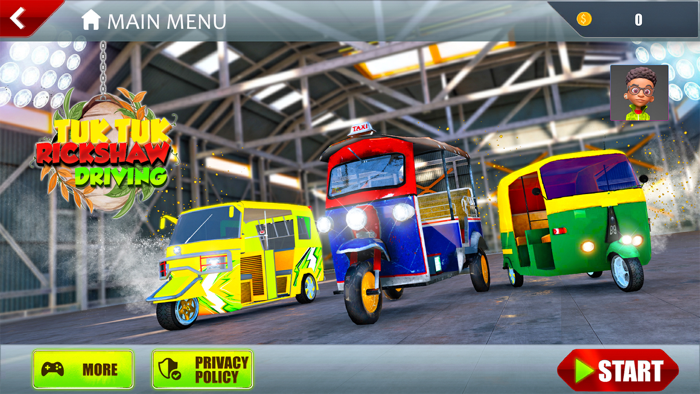 TukTuk Auto Rickshaw Taxi Game