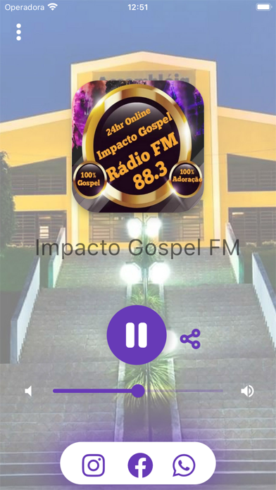 Rádio Impacto Gospel FM Screenshot