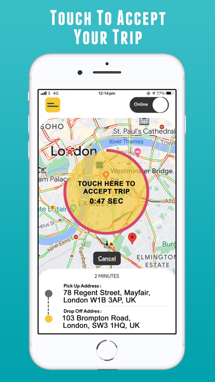 Taxinet Driver - UK Driver App screenshot-4