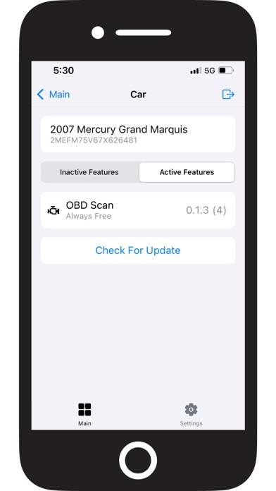 Panther OBD Screenshot