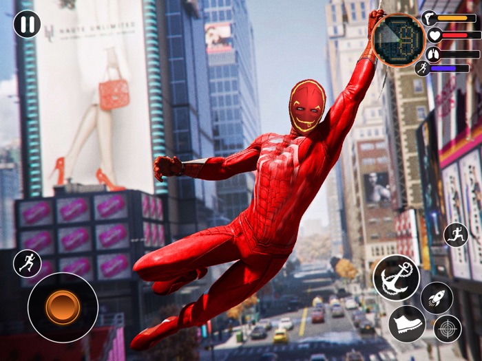 Rope Man Spider Super hero 3D