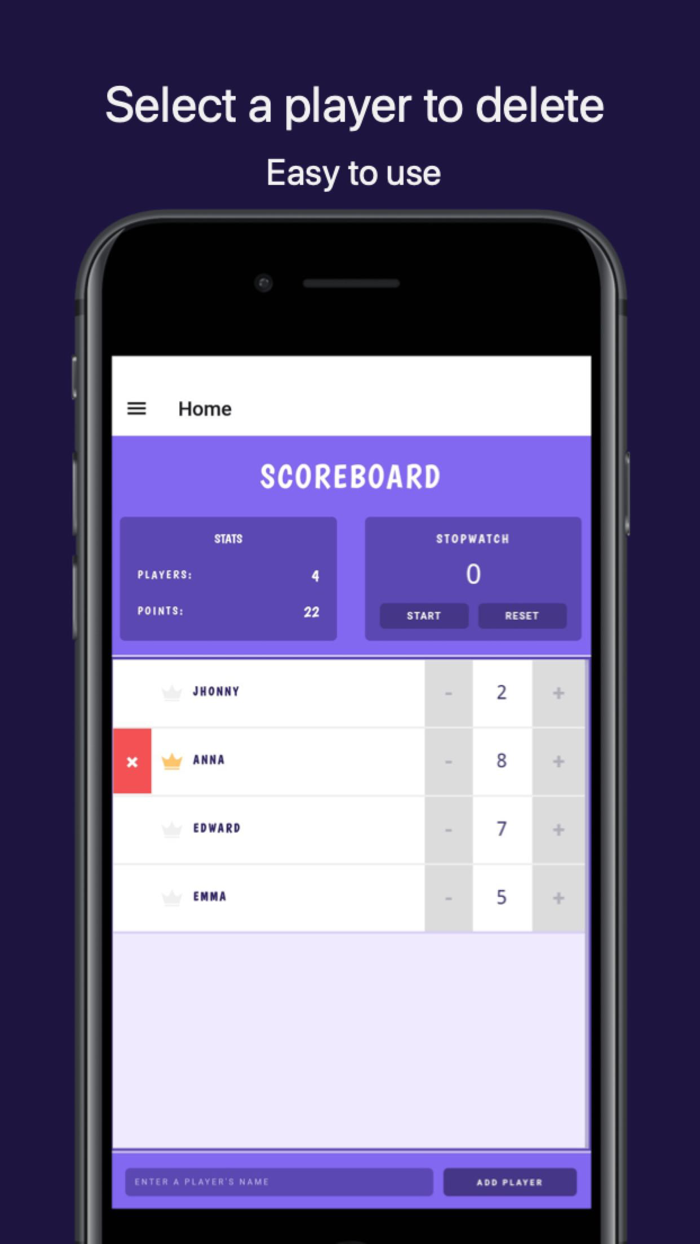 Scoreboard Keeper App