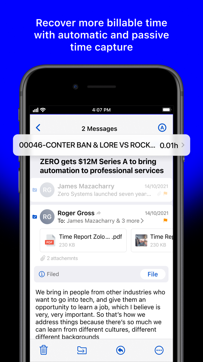Zero - email for attorneys