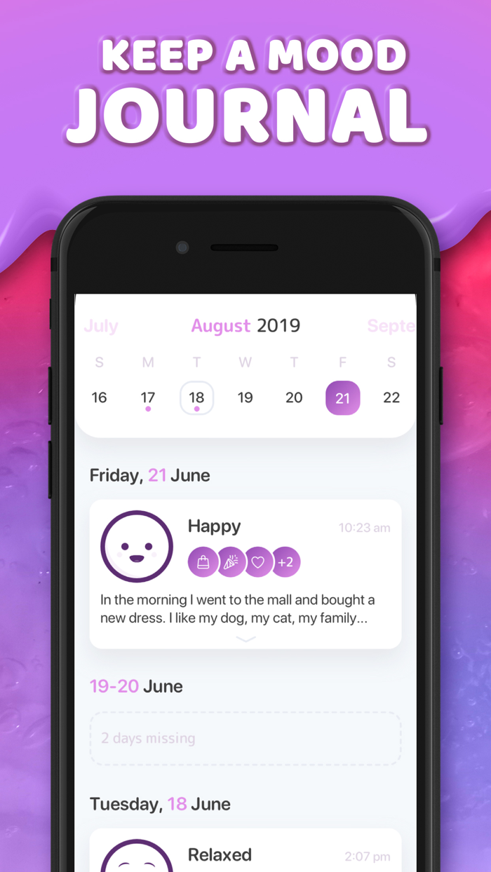 Mood BalanceSelf Care Tracker