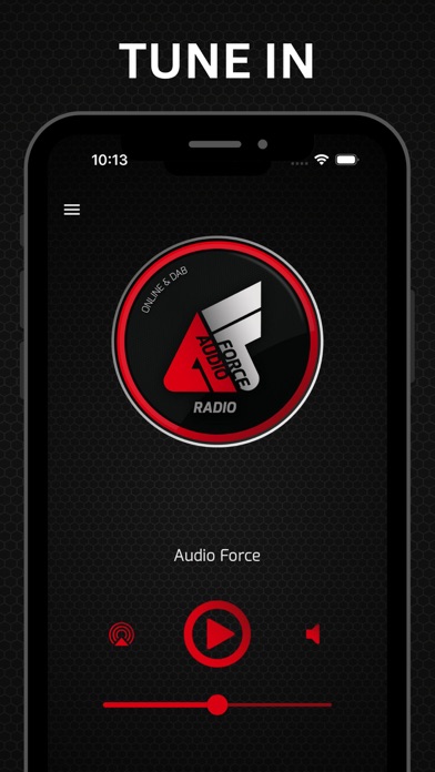 Audio Force Radio Screenshot