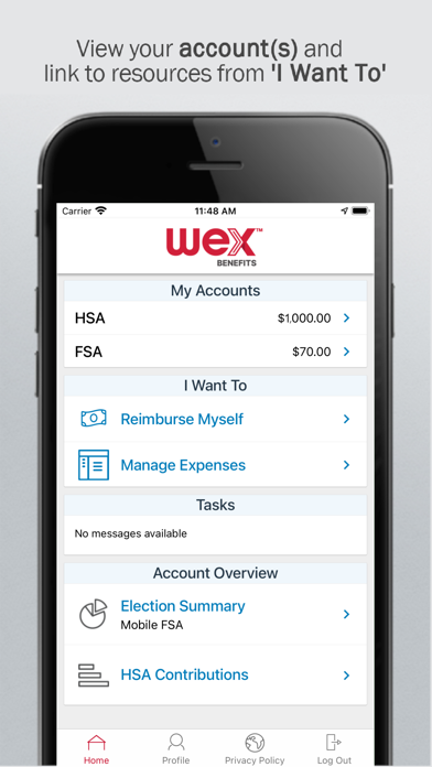 Benefits by WEX Screenshot